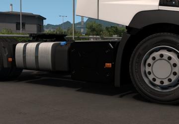 Realistic exhaust «cover» for Renault Range T v1.0 for Euro Truck Simulator 2 (v1.35.x)