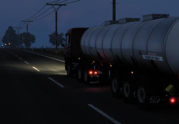 Realistic Headlights version 3.0 for Euro Truck Simulator 2 (v1.40.x)