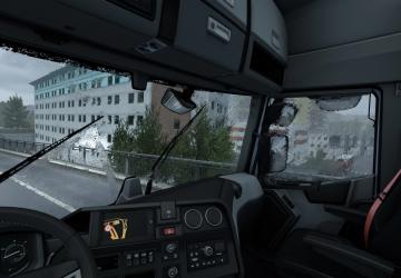 Realistic Heavy Rain version 1.0 for Euro Truck Simulator 2 (v1.35.x, - 1.39.x)