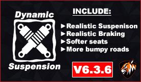 Realistic steering & suspension with keyboards v6.4.0 for Euro Truck Simulator 2 (v1.43.x)