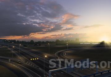 Realistic Brutal Weather version 8.1 for Euro Truck Simulator 2 (v1.45.x)
