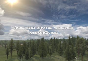Realistic Brutal Weather version 7.7 for Euro Truck Simulator 2 (v1.43.x)