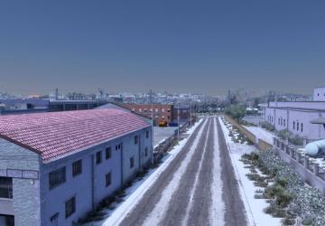 Realistic Winter Textures version 1.0 for Euro Truck Simulator 2 (v1.46.x)