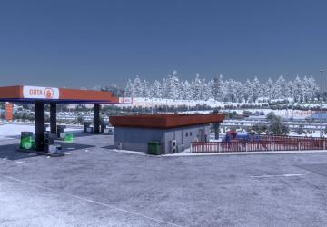 Realistic Winter Textures version 1.0 for Euro Truck Simulator 2 (v1.46.x)
