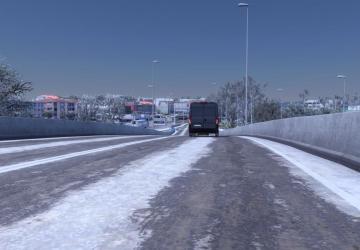 Realistic Winter Textures version 1.0 for Euro Truck Simulator 2 (v1.46.x)