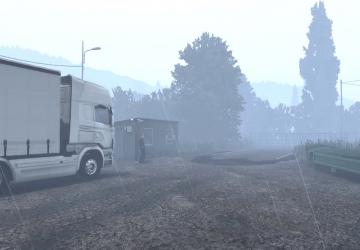 Realistic sound of rain, thunder and collisions v1.0 for Euro Truck Simulator 2 (v1.39.x, 1.40.x)