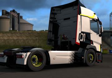 Renault 01 Racing Pitstop Skin + Rims version 1.0 for Euro Truck Simulator 2 (v1.35.x, 1.36.x)