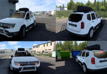 Renault Duster 2010 version 1.0 for Euro Truck Simulator 2 (v1.46.x)