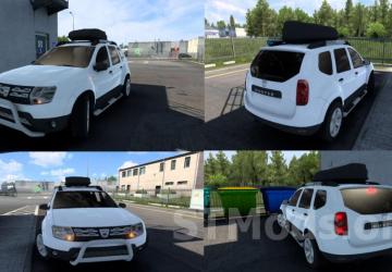 Renault Duster 2010 version 1.1 for Euro Truck Simulator 2 (v1.46.x, 1.47.x)