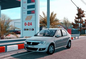 Renault Logan 1.4L 2012 version 1.1 for Euro Truck Simulator 2 (v1.53.x)