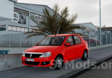 Renault Logan 1.4L 2012 version 1.2 for Euro Truck Simulator 2 (v1.54.x)