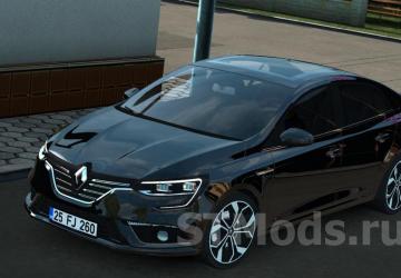 Renault Megane 4 version 2.4.1 for Euro Truck Simulator 2 (v1.46.x, 1.47.x)