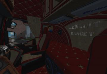 Renault Range T Interior version 1.0 for Euro Truck Simulator 2 (v1.36.x)