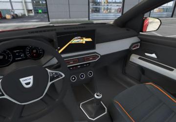 Renault Sandero 2021 version 1.0 for Euro Truck Simulator 2 (v1.46.x)