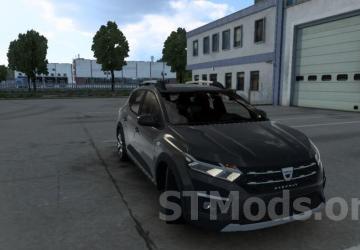Renault Sandero 2021 version 1.1 for Euro Truck Simulator 2 (v1.46.x, 1.47.x)