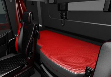 Renault T dark Red interior version 1.0 for Euro Truck Simulator 2 (v1.44-1.46)
