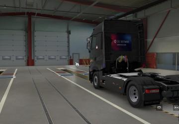 Renault T High sleep TruckersMP version 1.0 for Euro Truck Simulator 2 (v1.47)