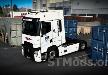 Renault T Range Evo version 1.7 for Euro Truck Simulator 2 (v1.49.x)