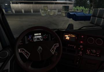 Renault T Range New Dashboard and Interior v1.0 for Euro Truck Simulator 2 (v1.35.x, - 1.37.x)