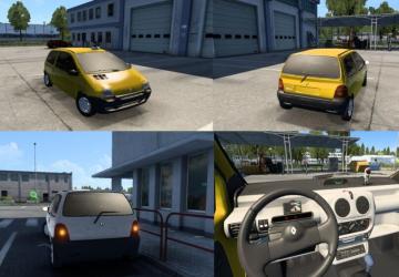 Renault Twingo 1998 version 1.0 for Euro Truck Simulator 2 (v1.46.x)