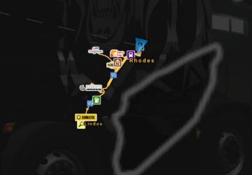 Rhodes version 6.0 for Euro Truck Simulator 2 (v1.45.x)
