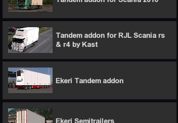 Rigid chassis pack for all SCS trucks version 4.1 for Euro Truck Simulator 2 (v1.44.x)