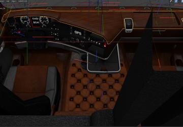 RJL 6 series interior version 1.0 for Euro Truck Simulator 2 (v1.35.x, - 1.39.x)