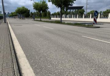 Road Textures HD version 1.0 for Euro Truck Simulator 2 (v1.40.x)
