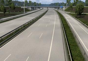 Road Textures HD version 1.0 for Euro Truck Simulator 2 (v1.40.x)