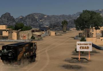 Map Road to Africa version 1.0 for Euro Truck Simulator 2 (v1.47.x)