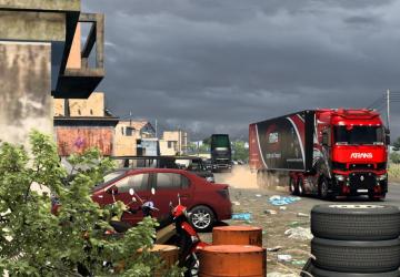 Map Road to Africa version 1.0 for Euro Truck Simulator 2 (v1.47.x)