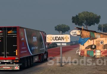 Road to Africa version 1.0.1 for Euro Truck Simulator 2 (v1.48.x)