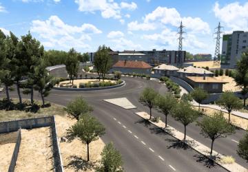 Map Road to Asia version 1.2.1 for Euro Truck Simulator 2 (v1.43.x)