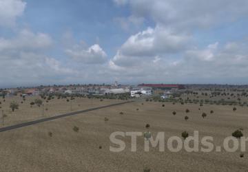 Map Road to Caucasus version beta 1.3 for Euro Truck Simulator 2 (v1.53, 1.54)
