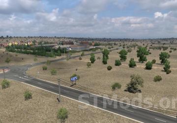 Map Road to Caucasus version beta 1.3 for Euro Truck Simulator 2 (v1.53, 1.54)