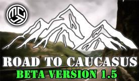 Map Road to Caucasus version beta 1.5 for Euro Truck Simulator 2 (v1.54)