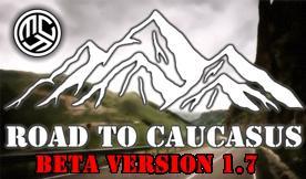 Map Road to Caucasus version beta 1.7 for Euro Truck Simulator 2 (v1.54)