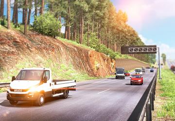 Rotas Brasil version 1.1 for Euro Truck Simulator 2 (v1.43.x)