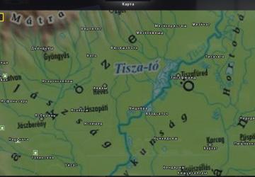 Hungary Map Russian Localization version 1.0 for Euro Truck Simulator 2 (v1.33.x, 1.34.x)