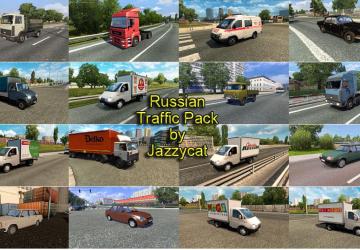Russian Traffic Pack version 4.0.2 for Euro Truck Simulator 2 (v1.45.x)