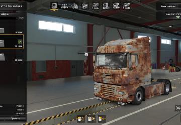 Rusty Skin Pack DAF XF105 version 1.0 for Euro Truck Simulator 2 (v1.37.x, 1.38.x)