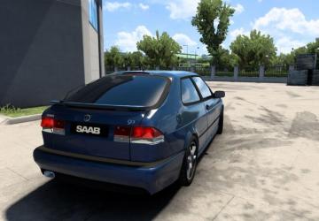 Saab 9_3 Aero 2002 version 1.0 for Euro Truck Simulator 2 (v1.48.x)