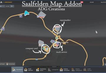 Saalfelden Map version 1.2 for Euro Truck Simulator 2 (v1.54.x)