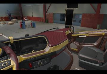 DAF 2021 Interior version 1.0 for Euro Truck Simulator 2 (v1.40.x, 1.41.x)
