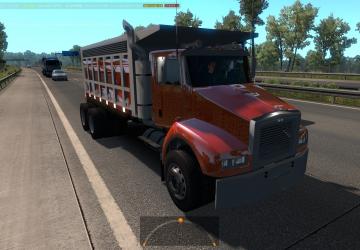 Benson V8 Dump Truck from GTA4 for Traffic v1.0 for Euro Truck Simulator 2 (v1.35.x, - 1.39.x)