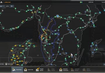 Scandinavia Rebuild - Promods Add-on version 1.4 for Euro Truck Simulator 2 (v1.54.x)