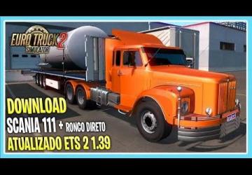 Scania 111s version 1.6 for Euro Truck Simulator 2 (v1.49.x)