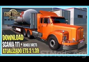 Scania 111s version 1.8 for Euro Truck Simulator 2 (v1.54.x, 1.55.x)