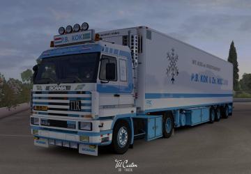 Scania 143M 500 PB Kok version 1.0 for Euro Truck Simulator 2 (v1.35.x, 1.36.x)