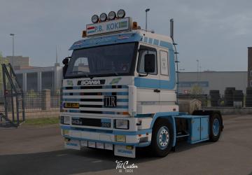 Scania 143M 500 PB Kok version 1.0 for Euro Truck Simulator 2 (v1.35.x, 1.36.x)